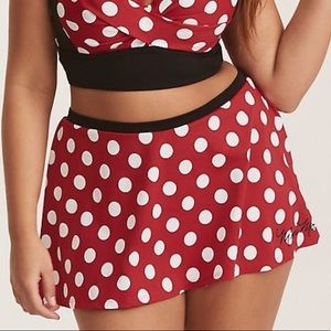 Torrid Minnie Mouse Swim Skirt